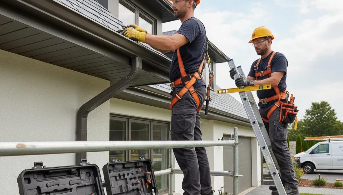 Tampa, FL gutter repair by FX Remodeling & Exteriors for leak and storm damage protection
