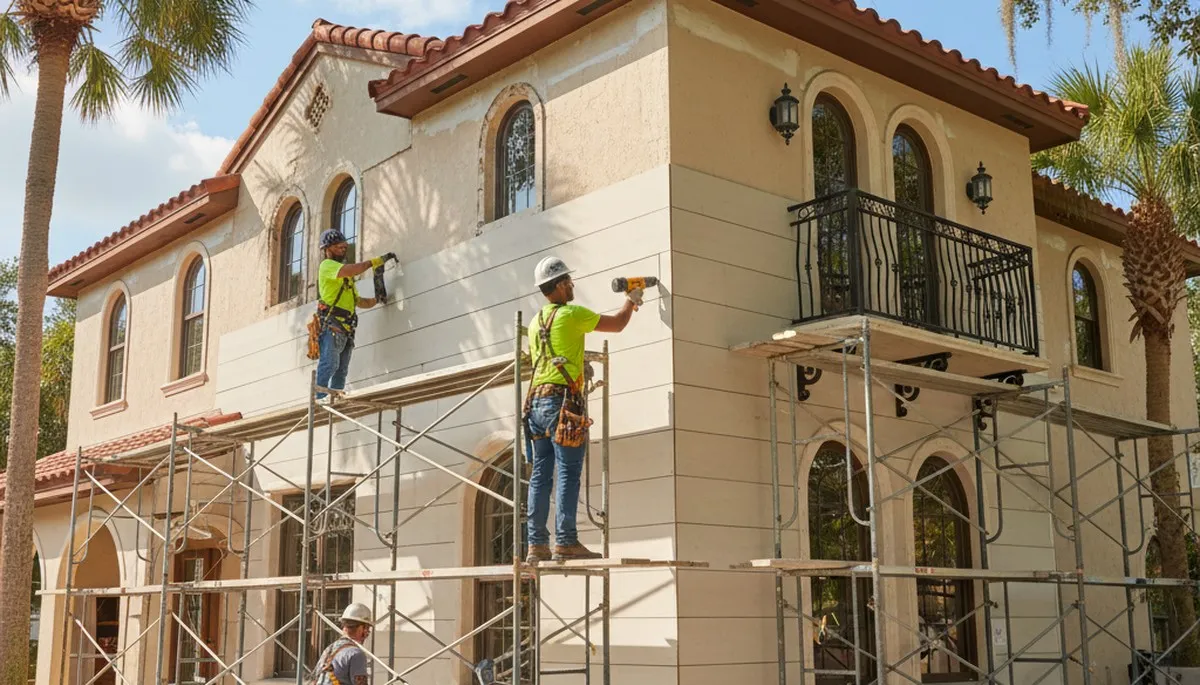 Vinyl siding installation in Tampa, FL for a local home exterior upgrade