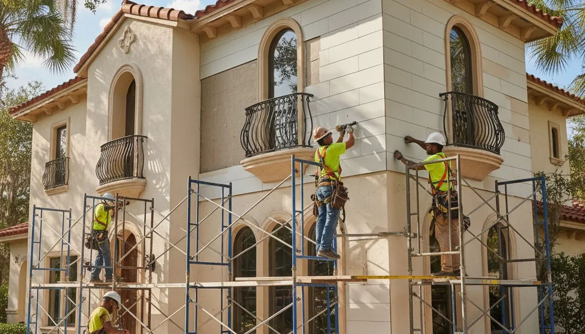 Vinyl siding installation service in Tampa, FL for homes and businesses