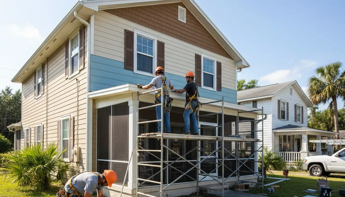 Tampa, FL vinyl siding installation for a home exterior by a professional siding contractor